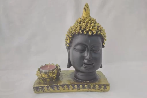 Buddah Head Candlestand