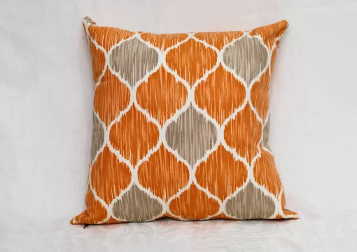 Orange and Grey Geometric