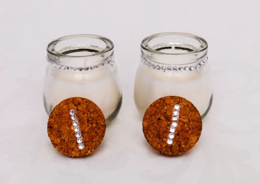 Assorted Candles in Glass Jars