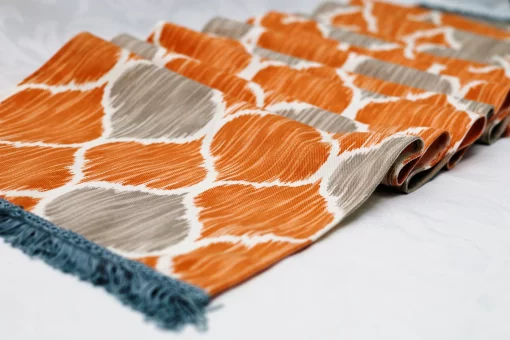 Orange Table Runner - 6 seater - Image 3